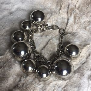 Banana Republic Silver Ball Bracelet